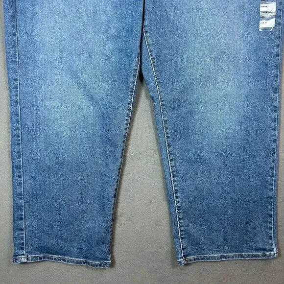 NWT Levi's Women's Ribcage Straight Ultra High Rise Jeans - Blue - Picture 4 of 16